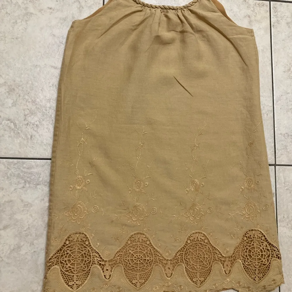 Massimo Dutti Tan Midi Dress - Image 2