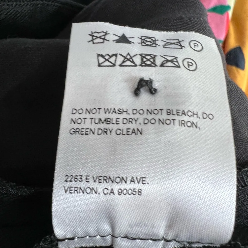 Reformation Dress Pants Black Wool Blend Straight Leg Work Office Minimalist 2 - Image 8