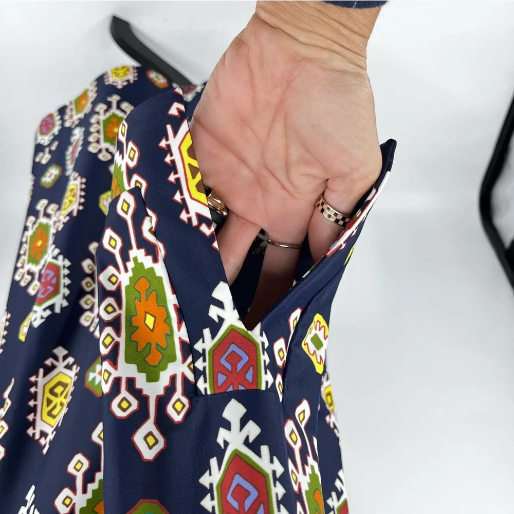 Jude Connally Navy Blue Boat Neck Shift‎ Dress V - Image 5