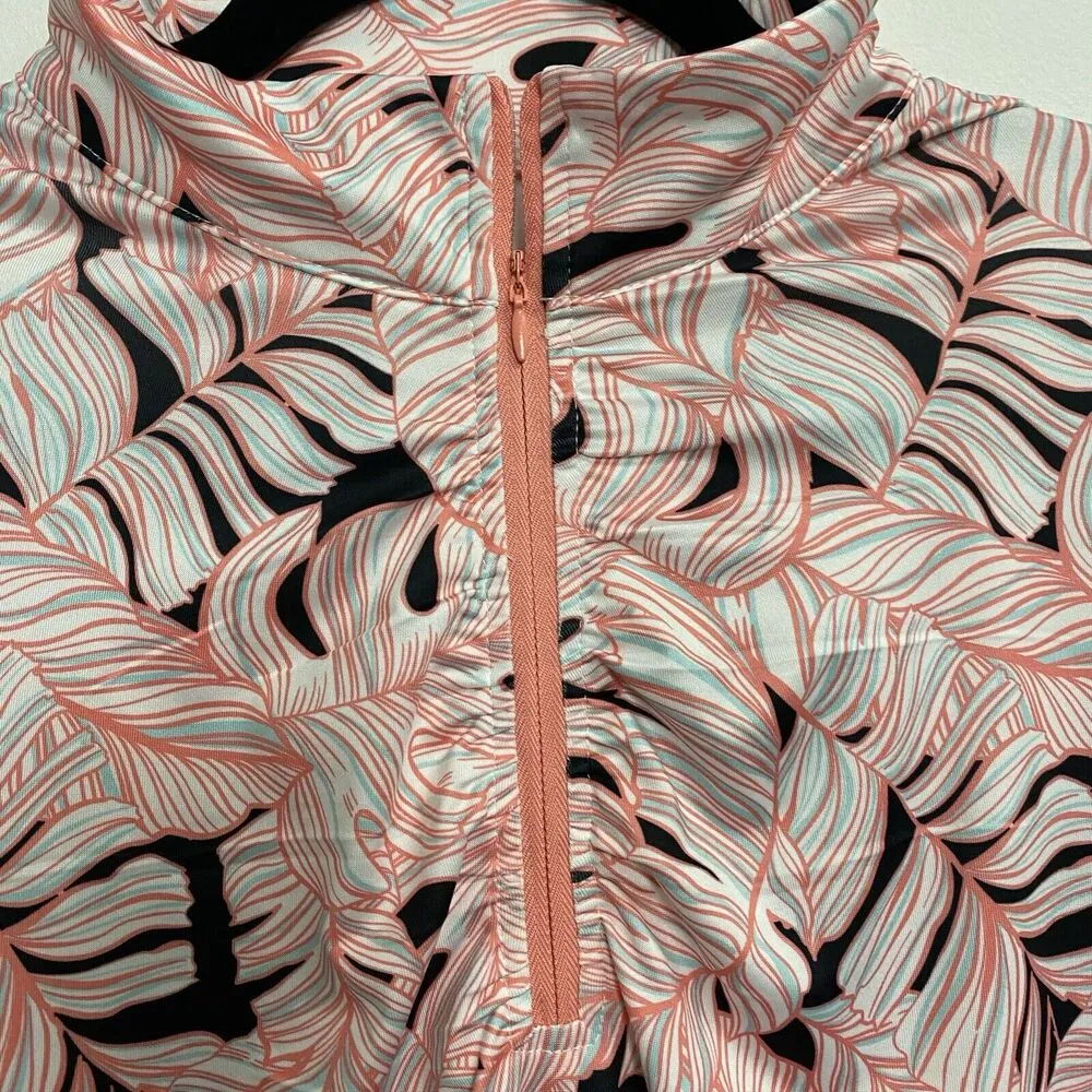 Stella Parker Sport Golf Women’s Medium Short Sleeve Polo Shirt Pink/Black/White - Image 4