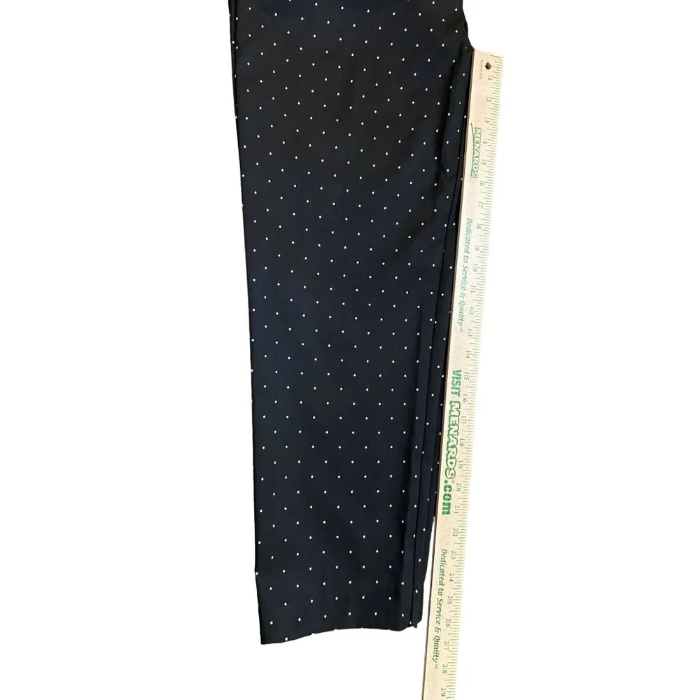 Liz Claiborne Career Pants Womens 14 Used Polka Dot Emma Classic - Image 13