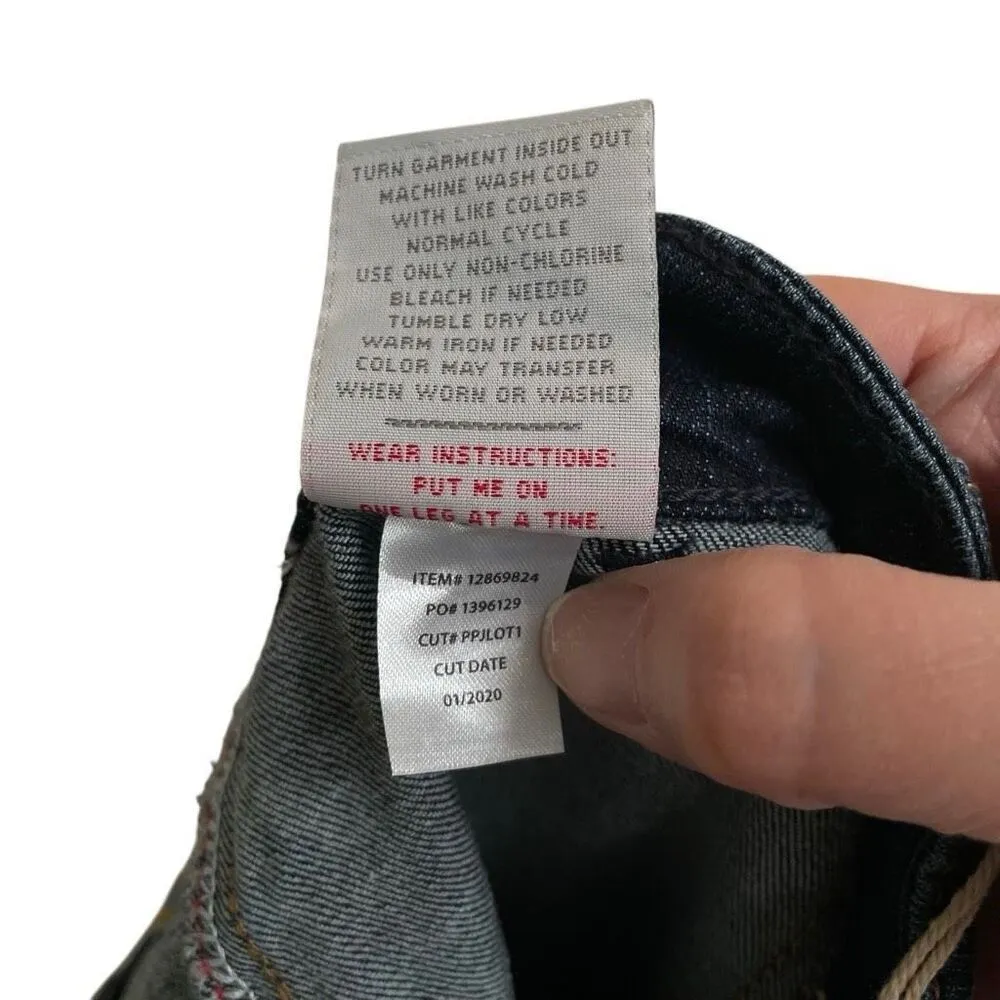 Torrid Slim Boot Cut Equinox Women’s 18 R med dark wash jeans porkchop pockets - Image 8