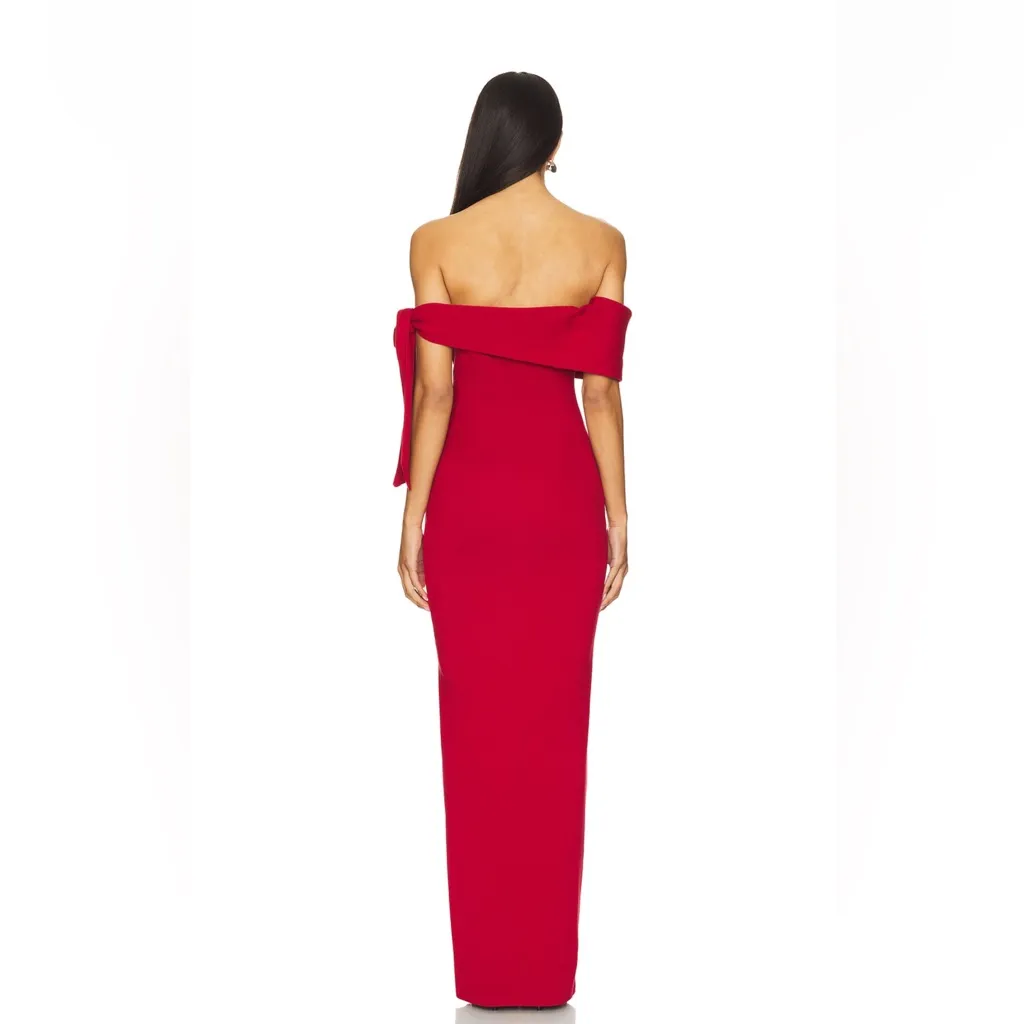 SNDYS x REVOLVE Jaymes Maxi Dress in Deep Red Size M - Image 3