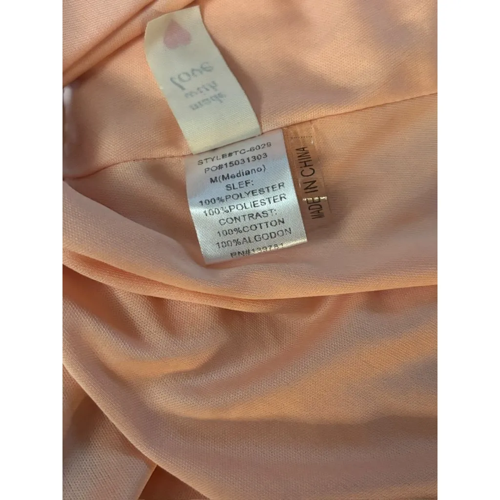 Tea & Cup Women's Floral Peach Dress - Image 8