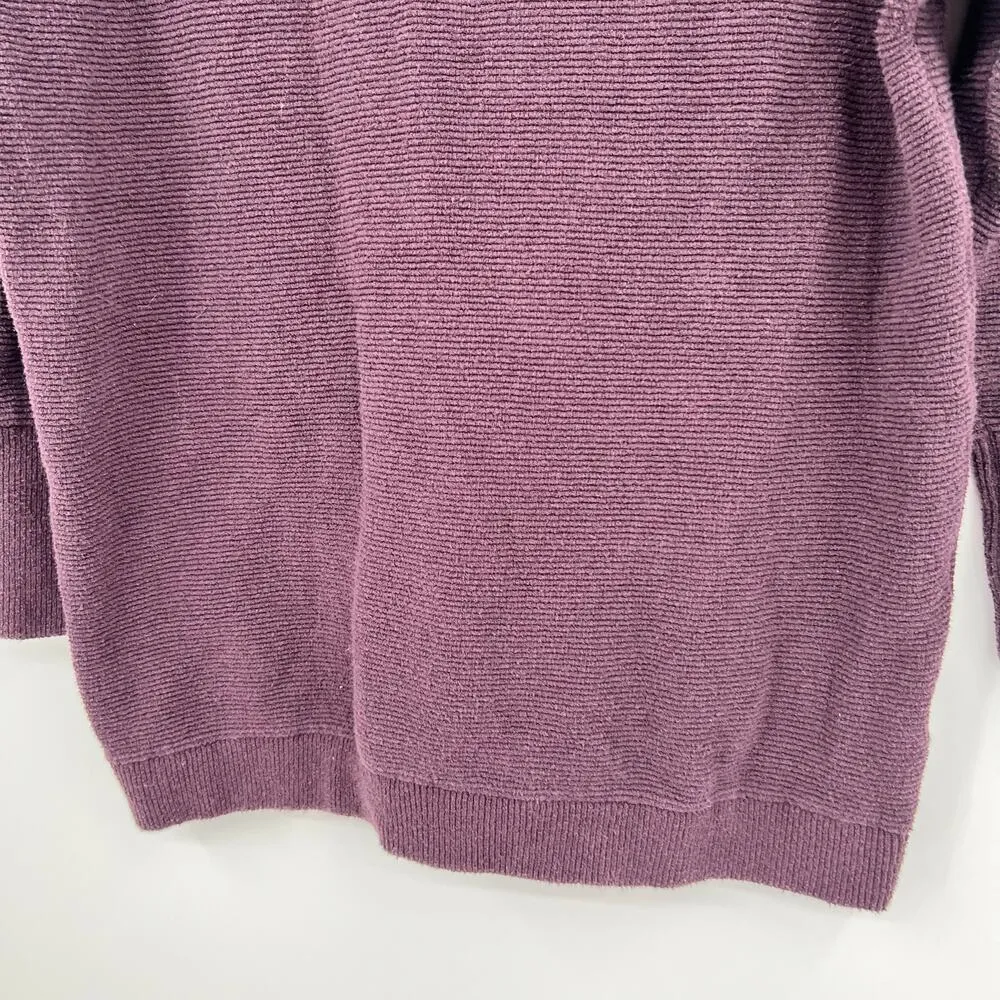 Free People Women's Long Sleeve Ottoman Slouchy Ribbed sweater Size XS - Image 4