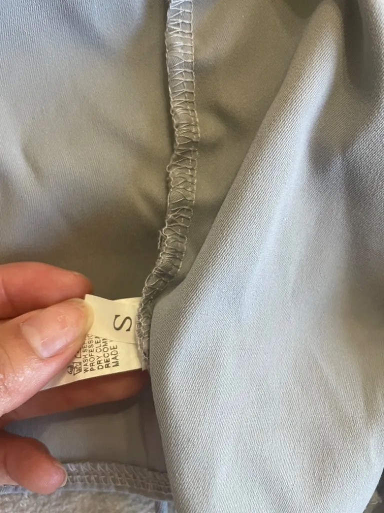 Micas Gray lace up strapless tube top - Image 4