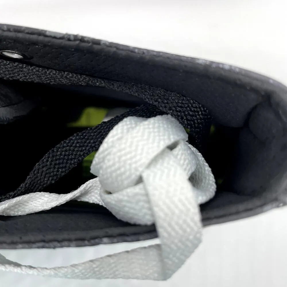 NEW Converse CTAS II HI Black Silver White Lunarlon Shoes M 5.5 W 7.5 - Image 10