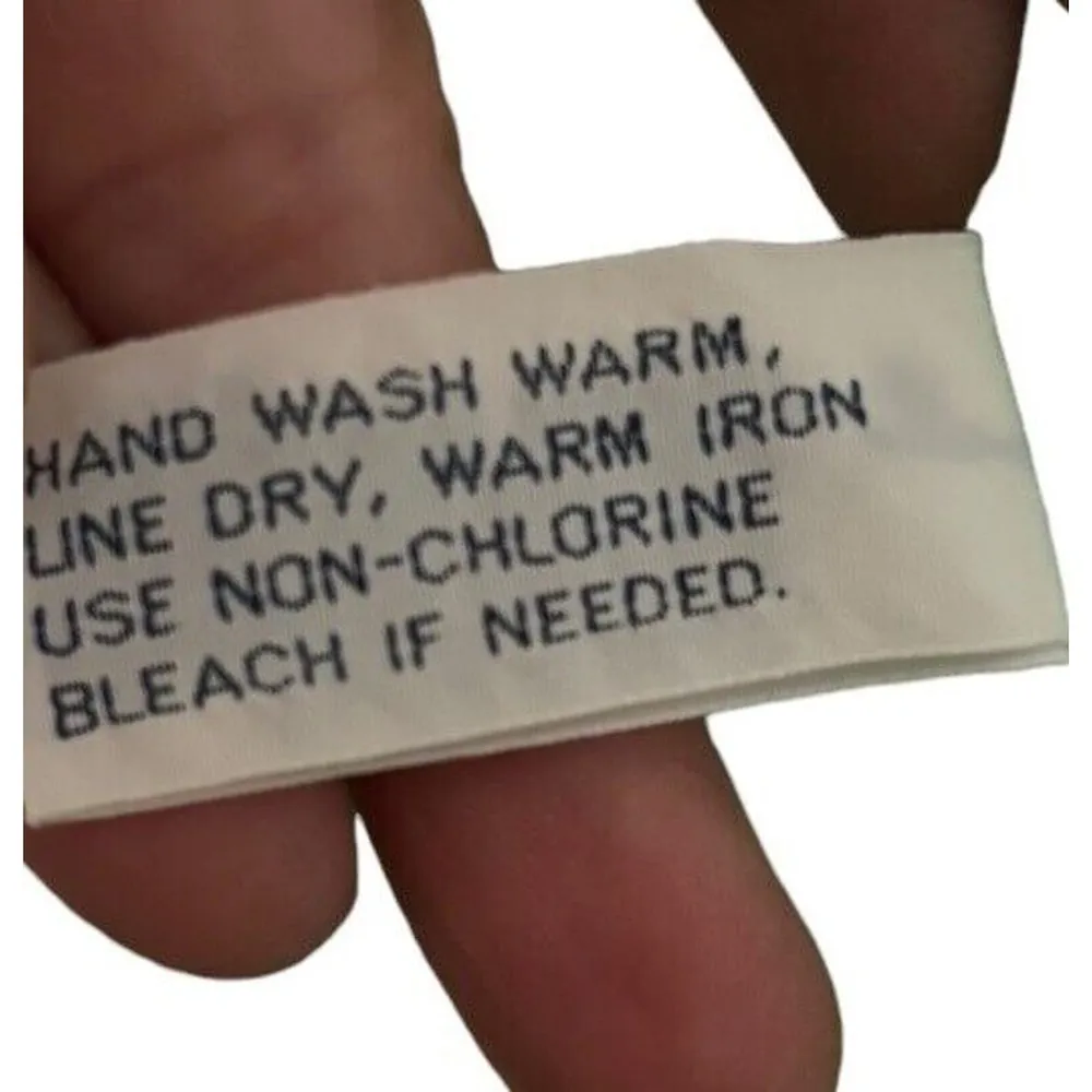 Vintage 1991 Ginnie Johansen Shells Stars Beach Cotton Scarf Green - Image 5