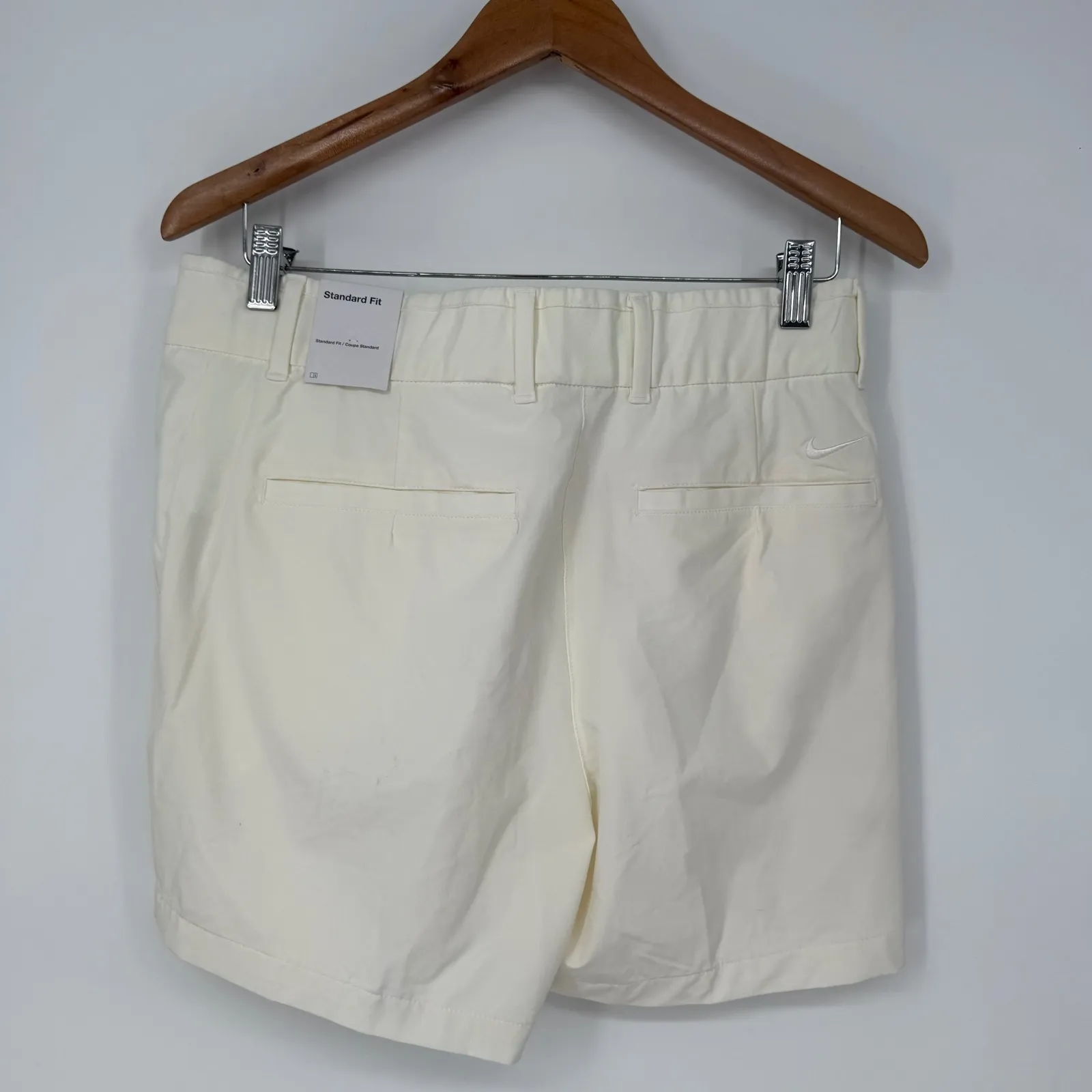 Nike Victory Golf Shorts Womens L White DA3209-100 Dri-FIT Standard Fit - Image 6