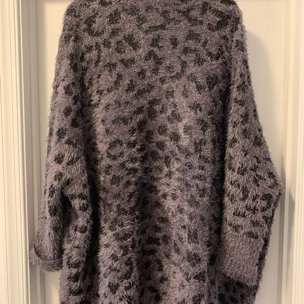 All Worthy Hunter McGrady Cocoon Women’s Jacquard Open Cardigan Size 2X - Image 2