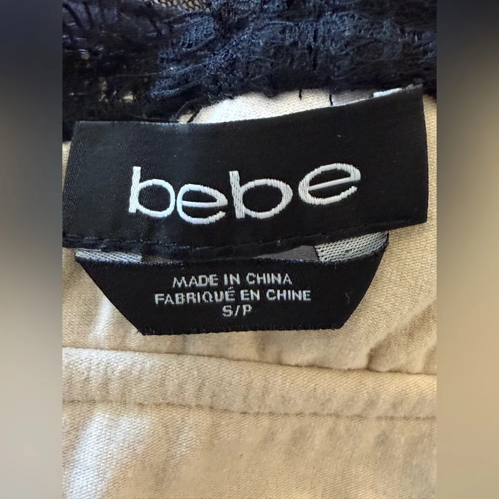 Bebe Lace Overlay Corset Dress Size Small - Image 7