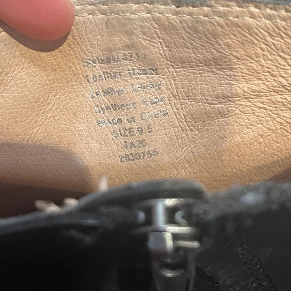 Madewell Camden Leather Ankle Boots Size 9.5 DD321 - Image 6