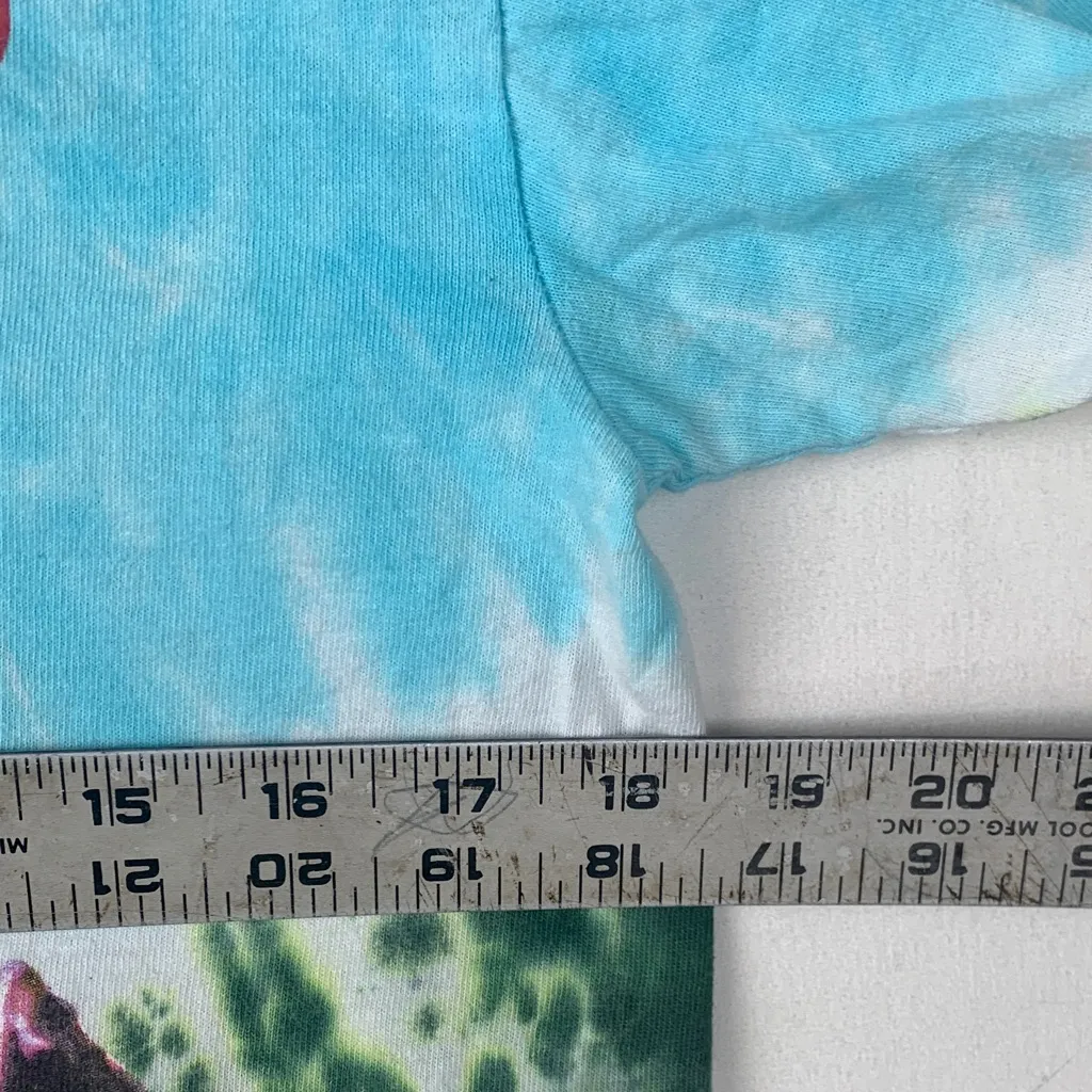 Sundog Janis Joplin size small short sleeve vintage Blue Tie - Image 8