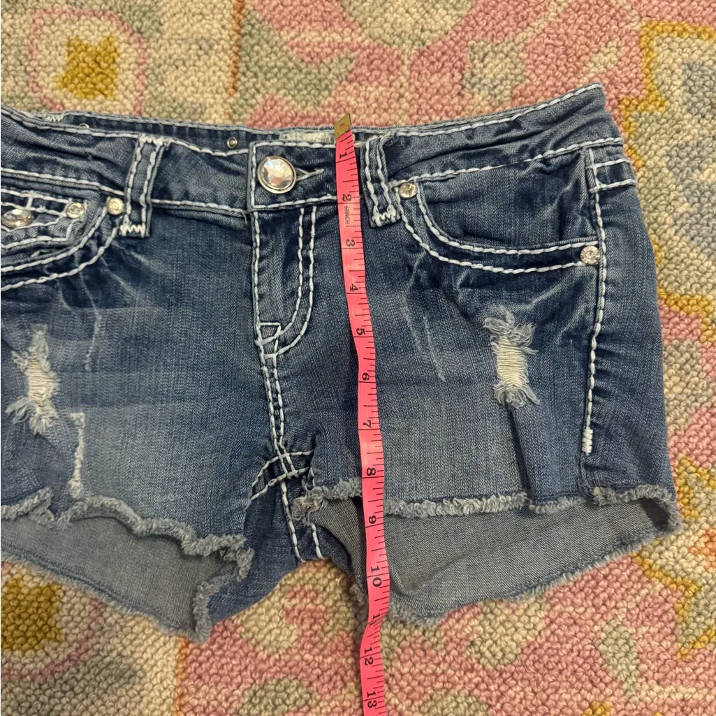 La idol micro mini denim shorts size US M Size M - Image 8
