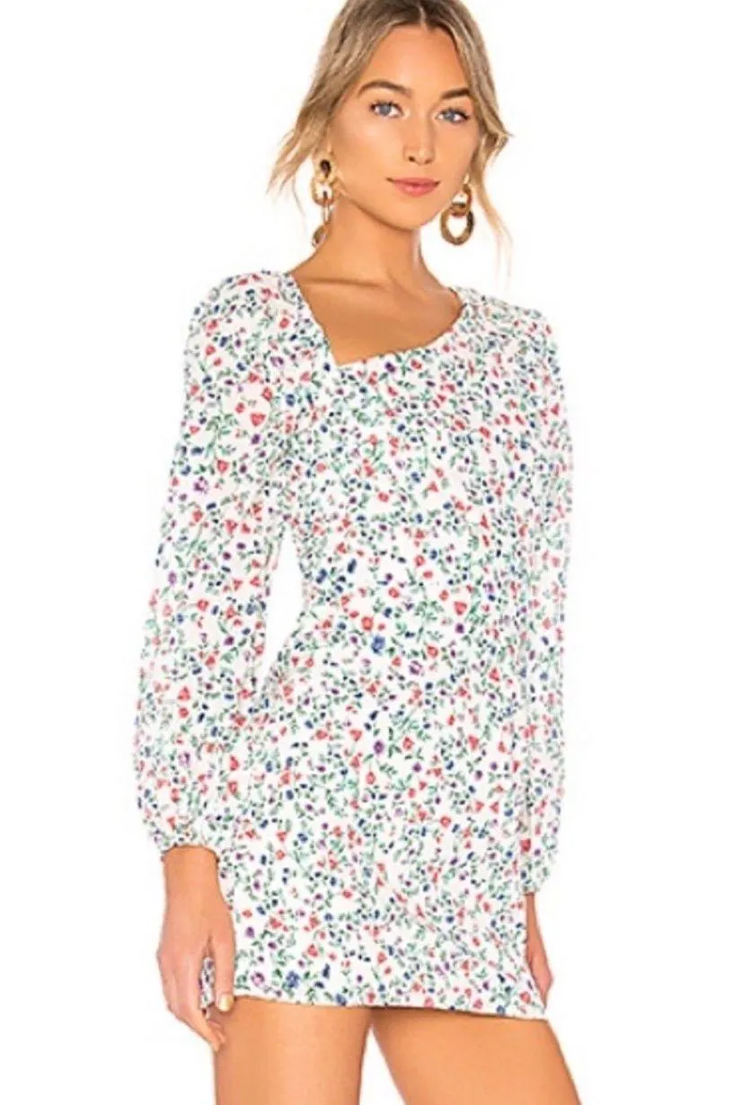 Lovers + Friends Andy Mini Floral Dress June Ditsy Floral - Image 8