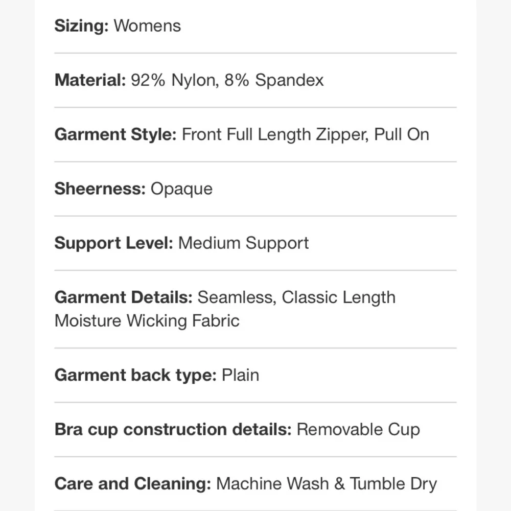 All In Motion Front Zip Sports Bra - Image 9