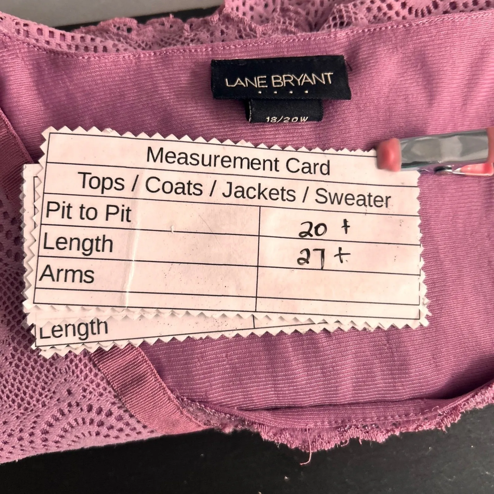 Y2K 90s Babydoll Lane‎ Bryant Empire Waist Top 18/20 Romantic Feminine Lace - Image 7