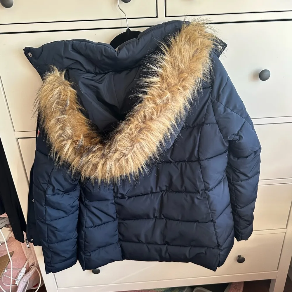 tommy hilfiger puffer fur jacket - Image 2