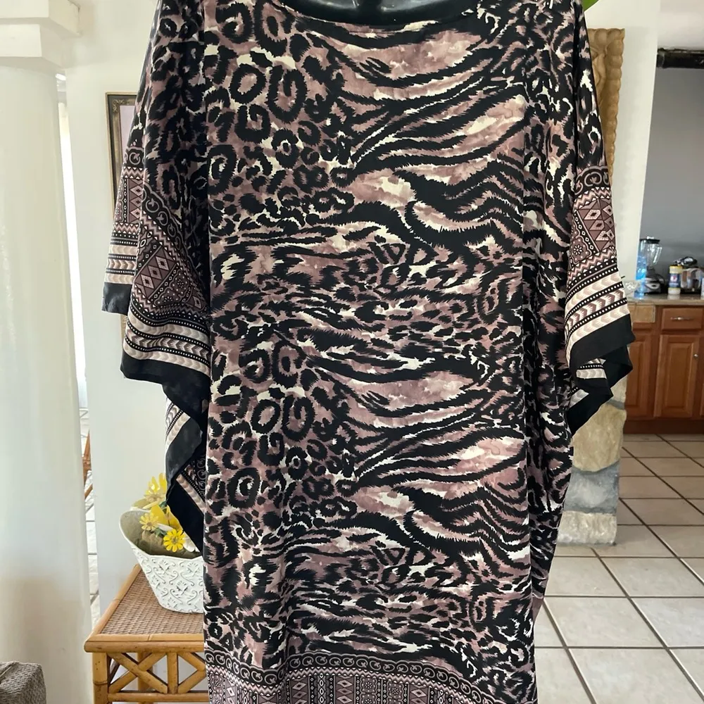 good times animal print kimono One Size Brown Size undefined - Image 5