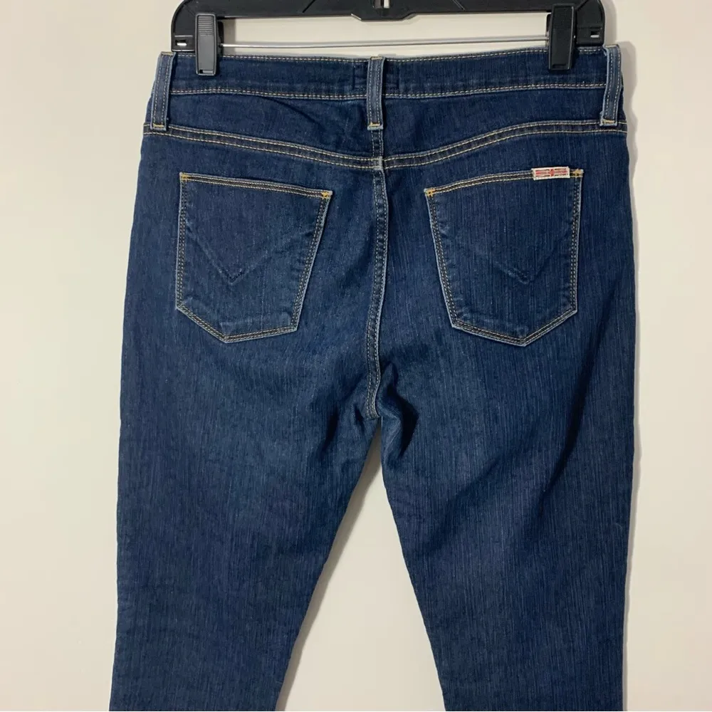 EUC Hudson Nico Mid Rise Super Skinny Dark Wash Jeans Size 28 - Image 7