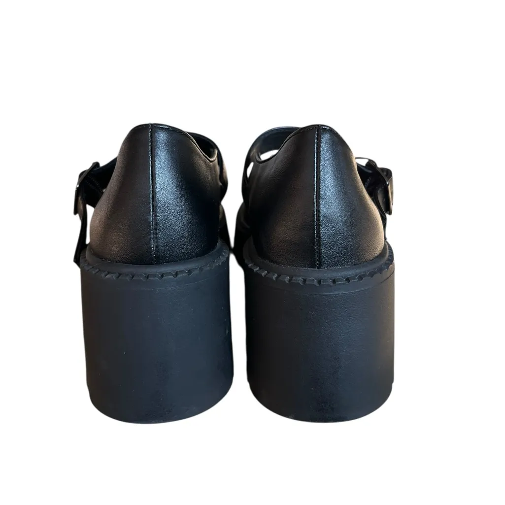 Madden NYC Lug Mary Jane’s Shoes Black Size 8.5 - Image 5