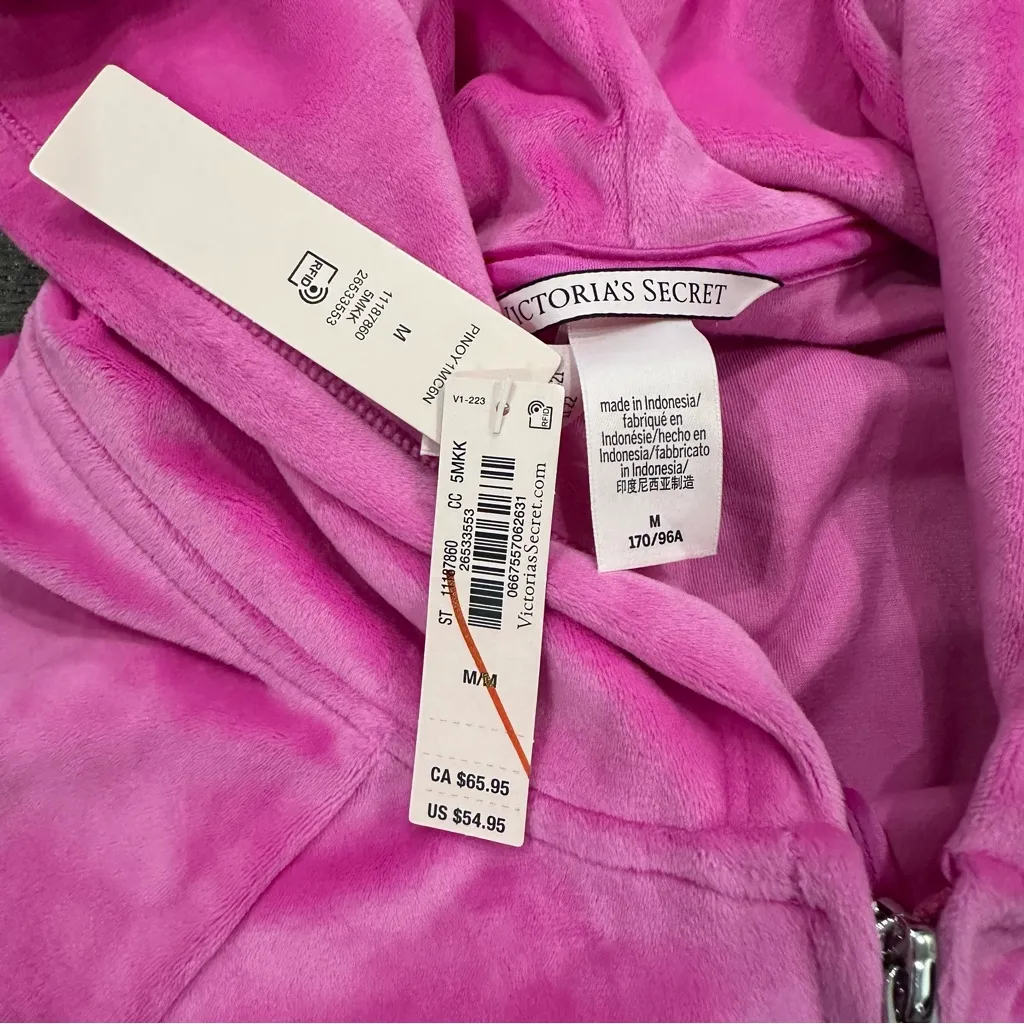 Victoria’s Secret velour pink tracksuit jacket - Image 9