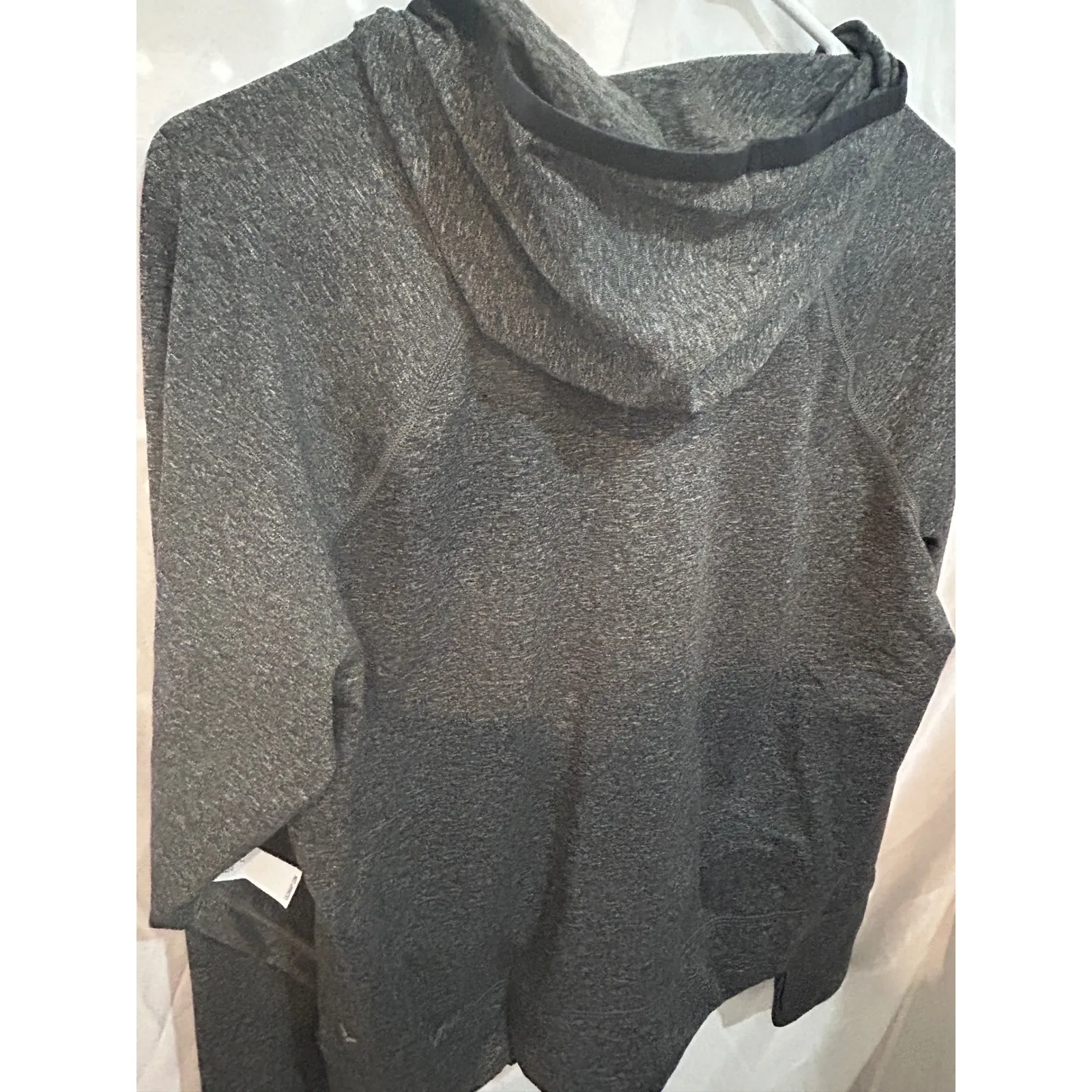 Old Navy Active CozeCore Hoodie Pullover Gray Size L Go Dry Activewear - Image 4