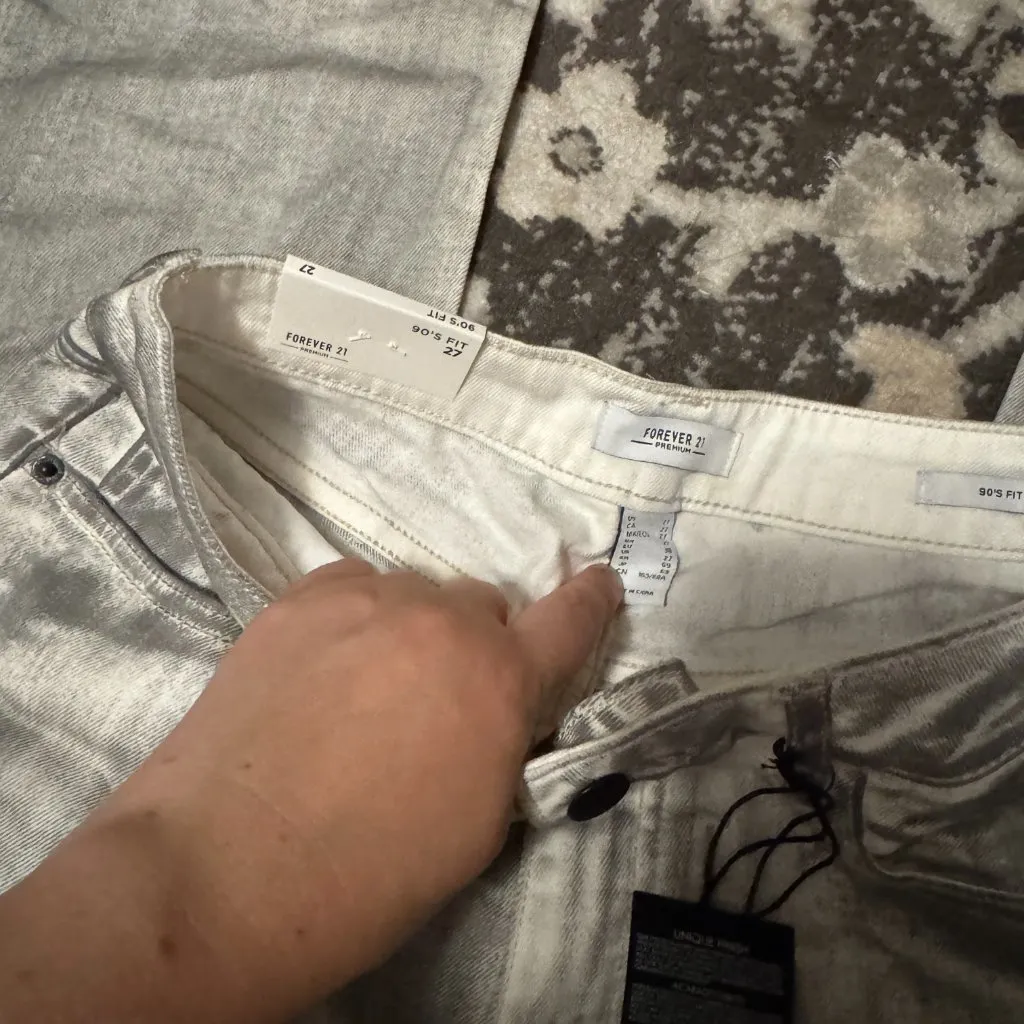 NWT Brushed Metallic Jeans - Image 3