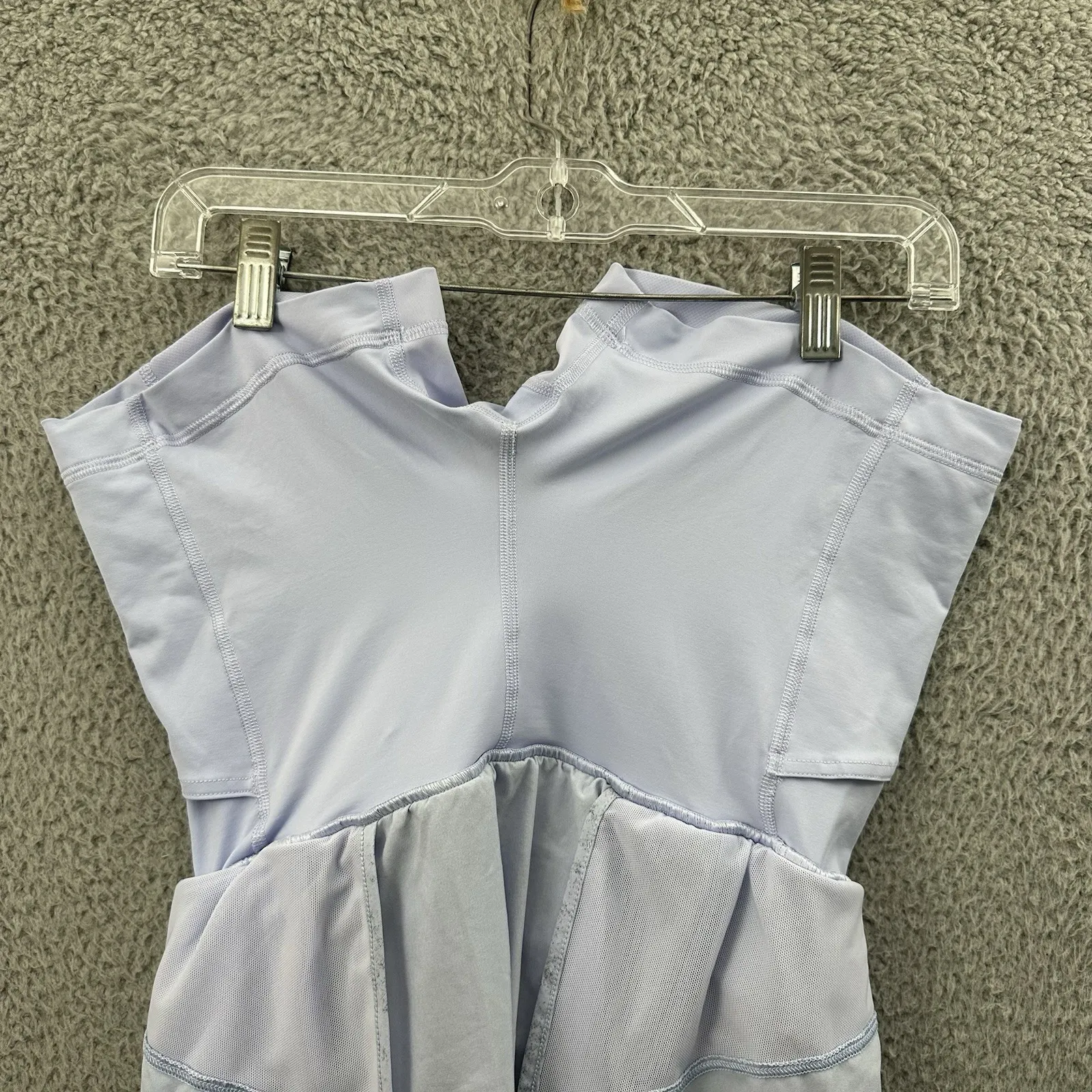 Lululemon Hotty Hot High Rise Skirt Skort Gravel Dust Pastel Blue Athletic‎ W 4 - Image 5