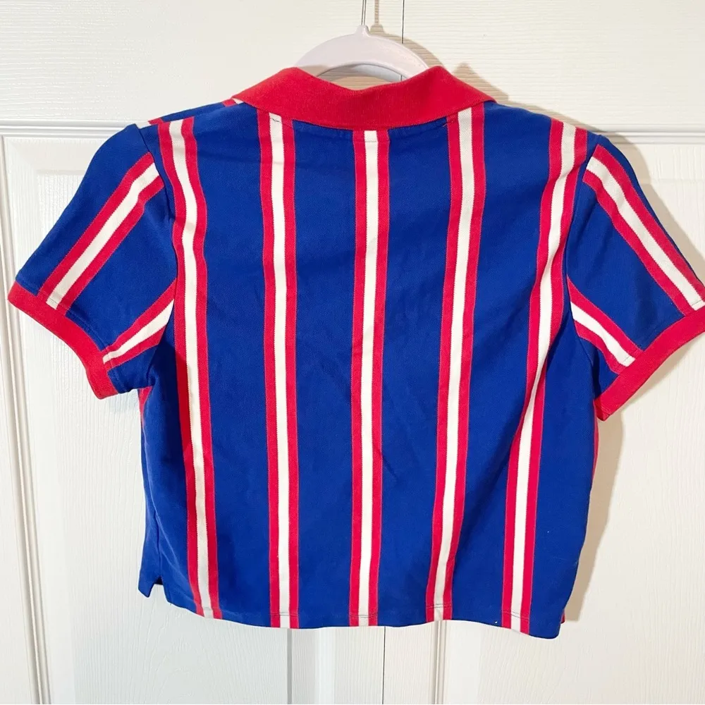 Disney  x Forever 21 Pluto embroidered crop top MED - Image 4