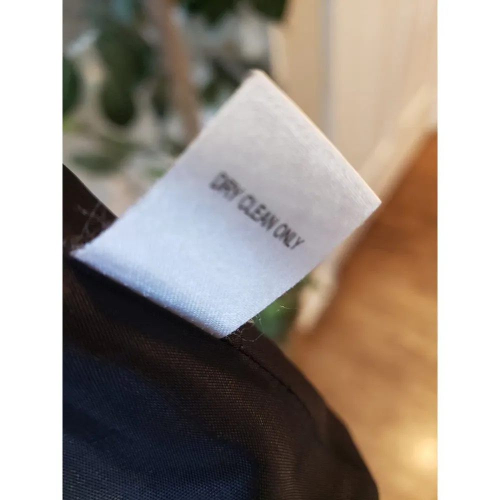 Coldwater Creek Women's Red & Black Cotton Long Sleeve Cropped Jacket Blazer 10 - Image 14