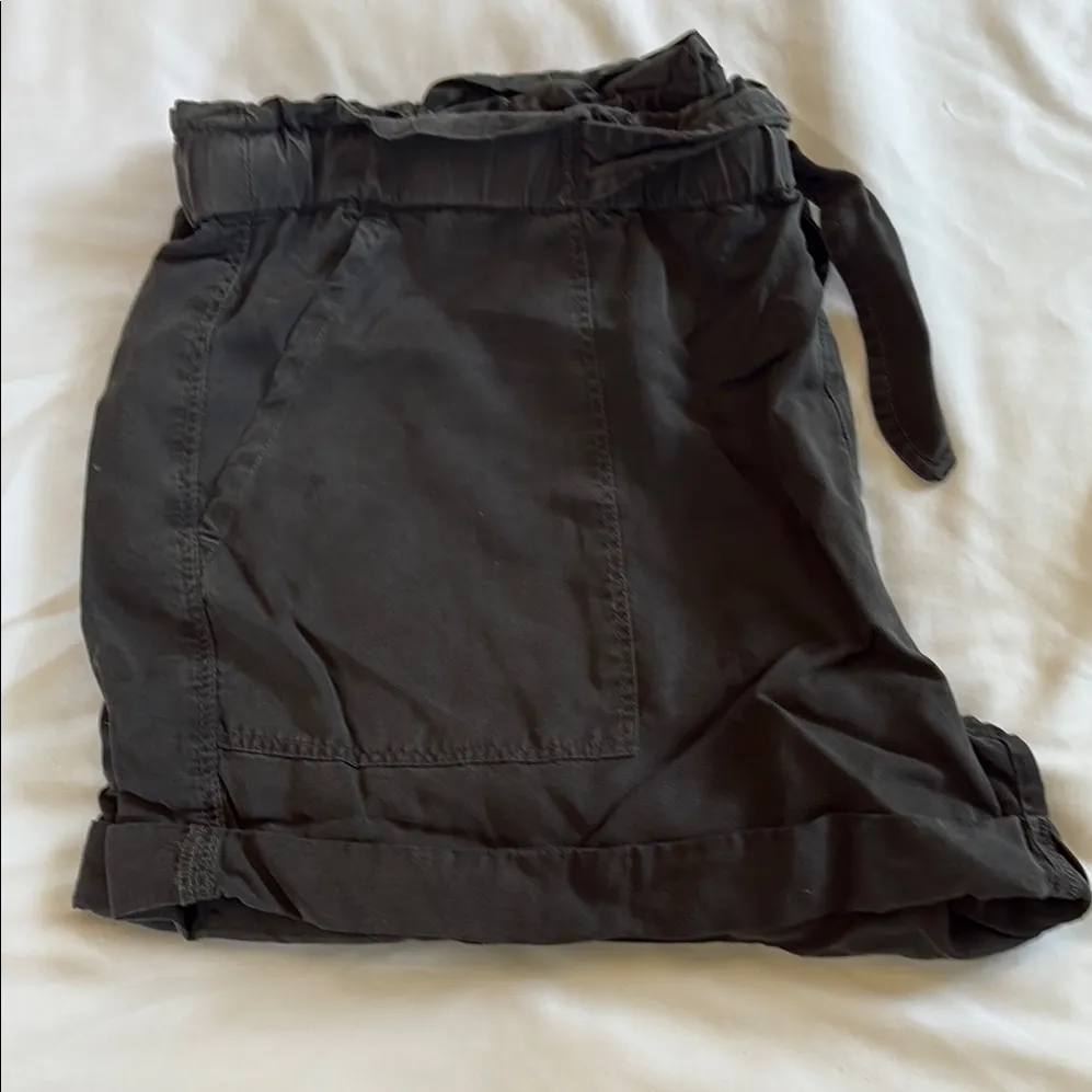 Aerie Black Cargo Shorts with Drawstring Waistband - Image 5