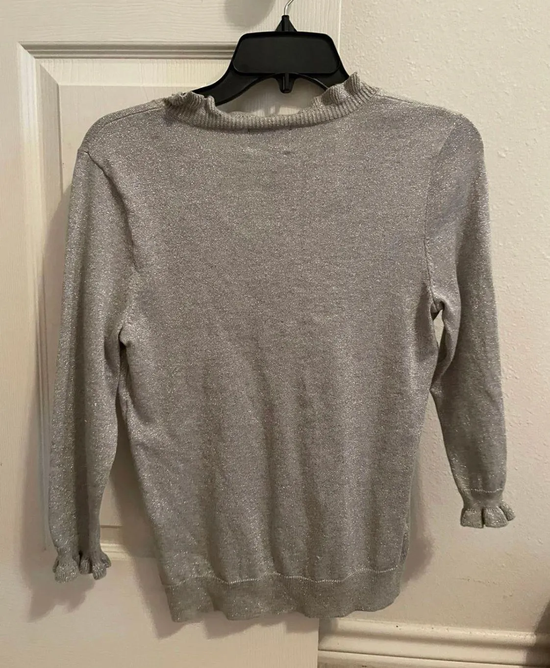 gray Sparkly Sweater - Image 2
