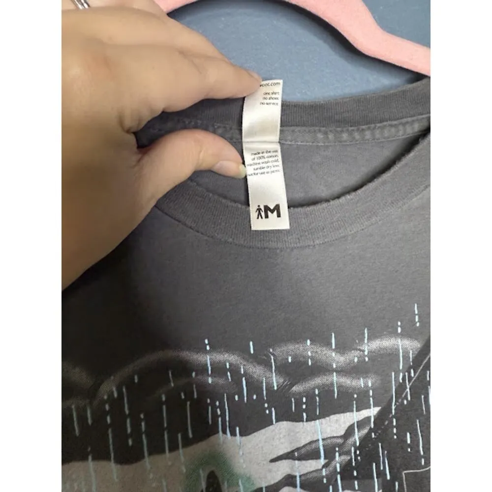 Shirt.Woot! Unisex Size Medium 100% Cotton Wizard of Oz Cartoon Elphaba Tin Man Gray - Image 5