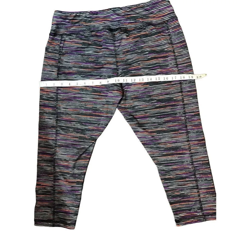 Ashley Blue space dye yoga capris Purple Size M - Image 9