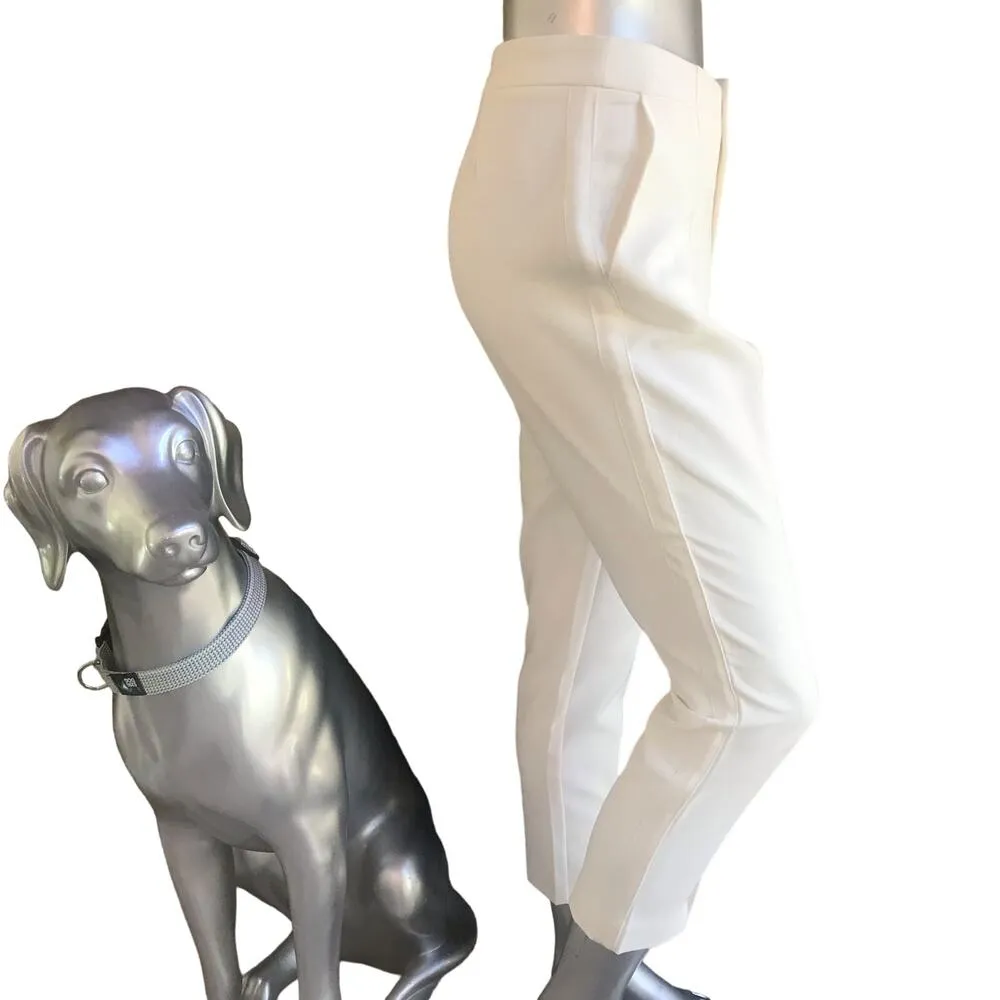 NEW a loves a White Trouser High Waist Dress Pants Women’s Size 4 NWT $119 - Image 3