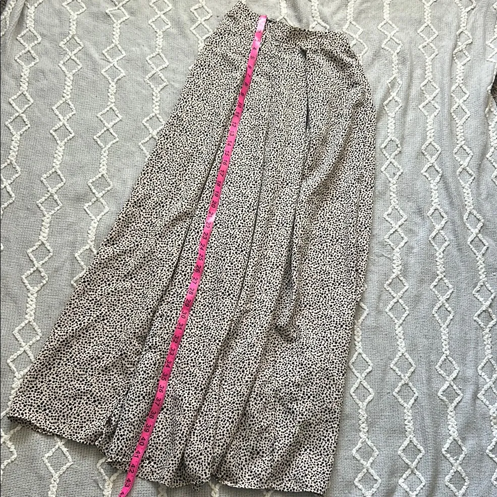 Showpo Black and cream Wide Leg Pants Size 2 - Image 7