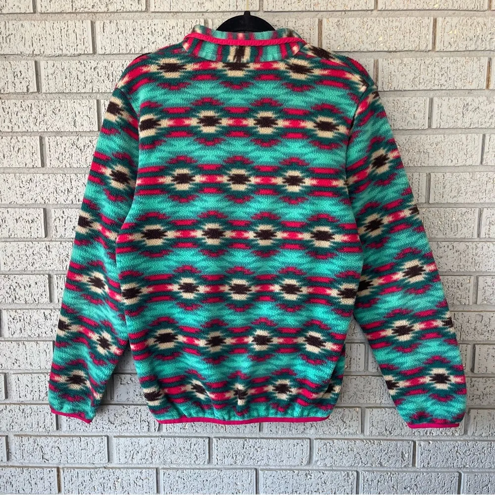 Patagonia Synchilla Wild Desert Fleece Pullover Jacket Aztec Size Medium - Image 7