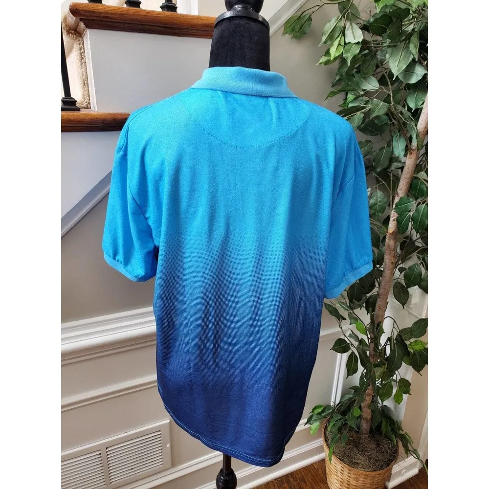 SHEIN Women's Blue Cotton Collared Short Sleeve Casual Top Shirt Size X-Large - Image 5