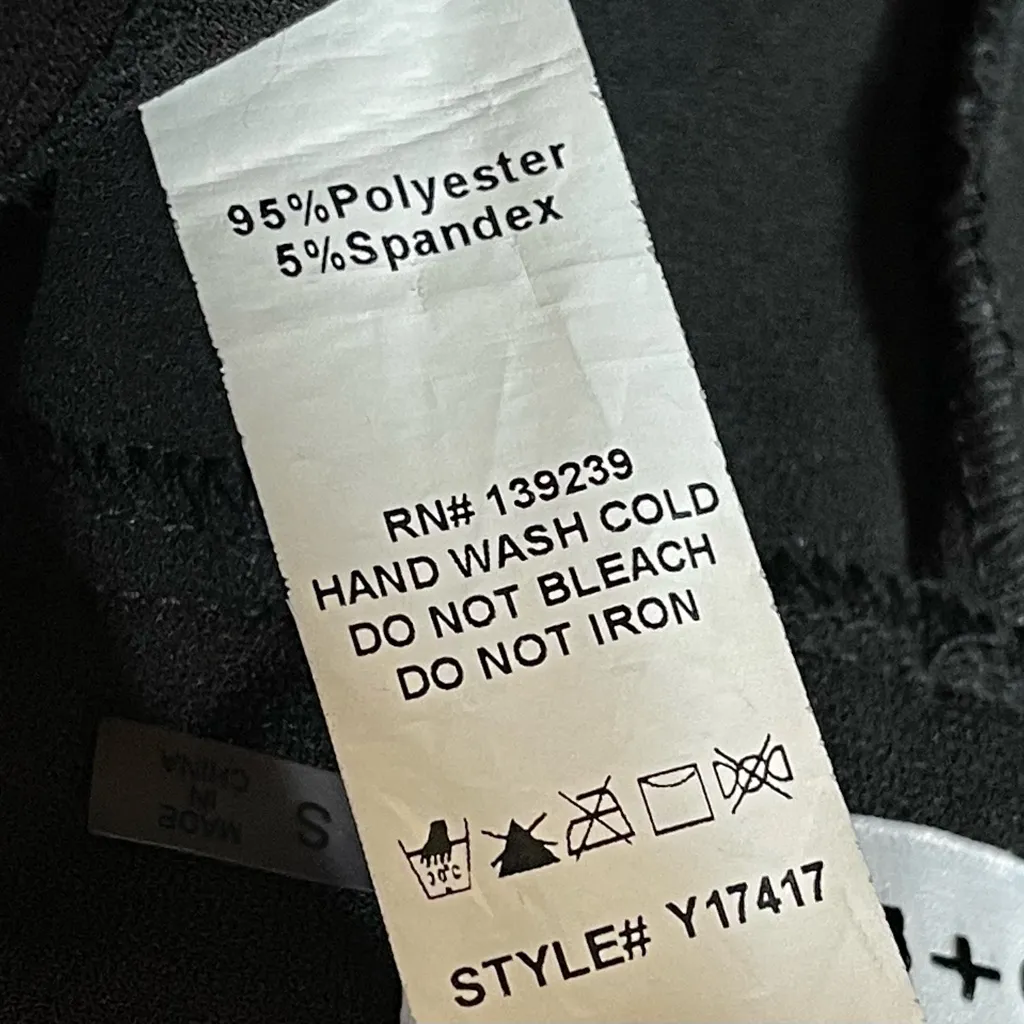 DO+BE High Waist Bell Bottom Flare Pants (black) - small - Image 8