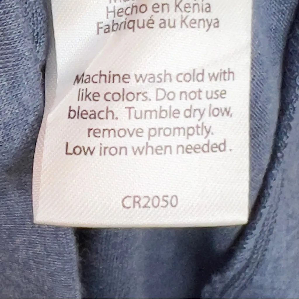 RBX Performance Size Medium Lightweight Semi Sheer Crewneck Short Sleeve… Blue - Image 8