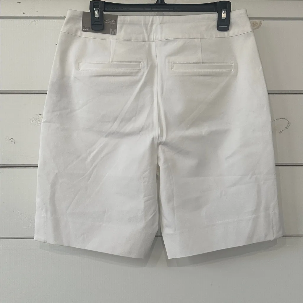 Soft Surroundings White SoftEssential SUPERLA Shorts NEW Medium - Image 7