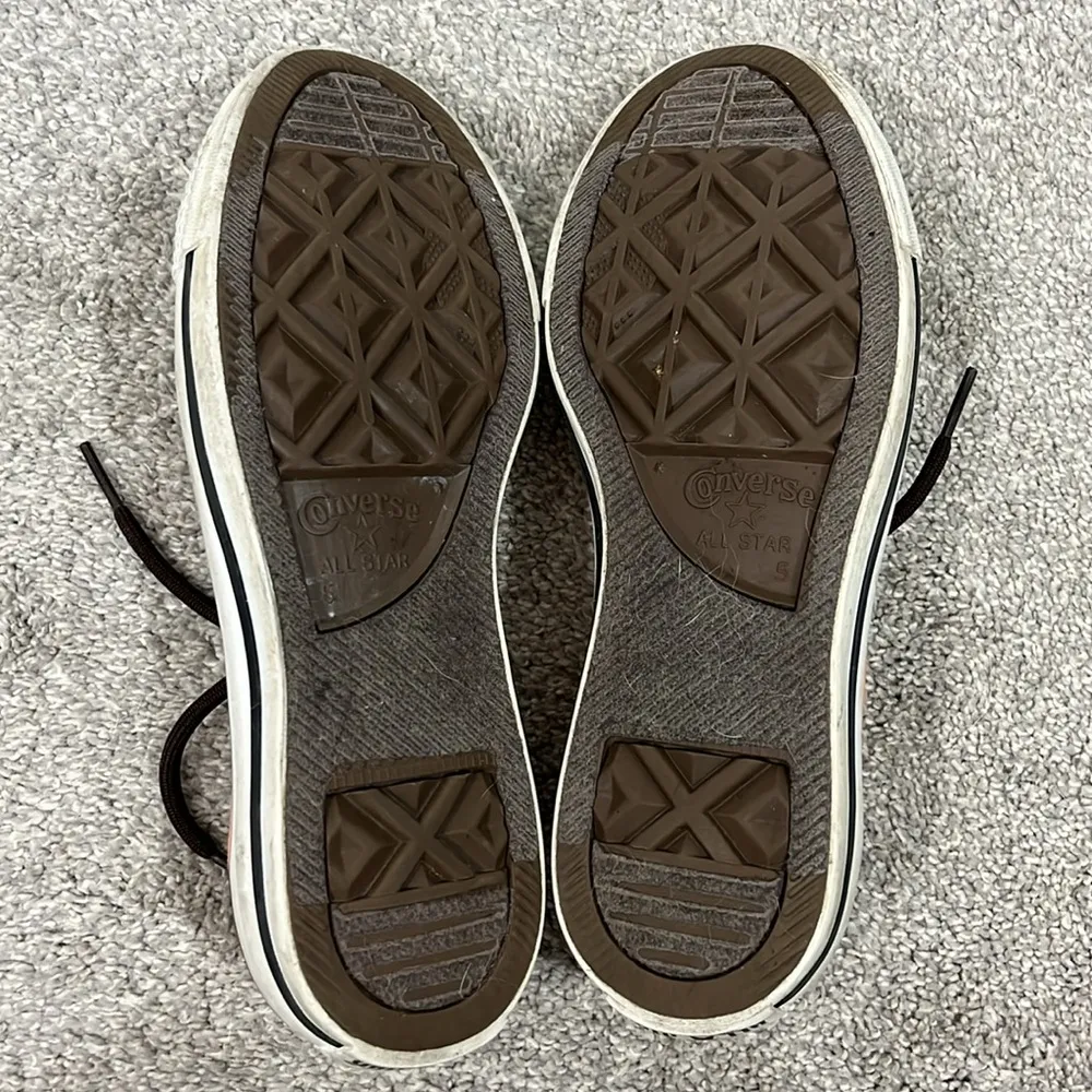 Converse Unisex Size 7 Orange Canvas Chuck Taylor Low Top Sneakers - Image 7