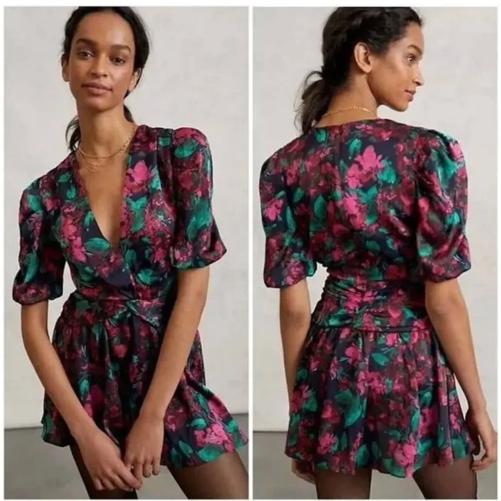 Misa Los Angeles Enchanted Floral Narcissa Mini Dress Size XS - Image 4