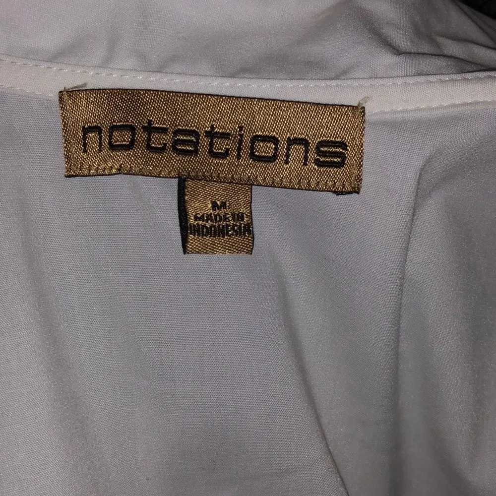 Notations white tie front top, really nice! - Image 5
