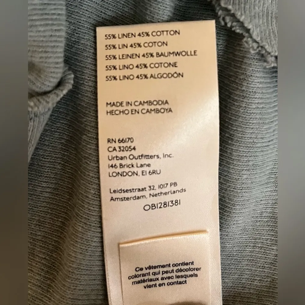 We The Free by Free People Heritage  Henley Ocean Mist – Size XS - Image 9