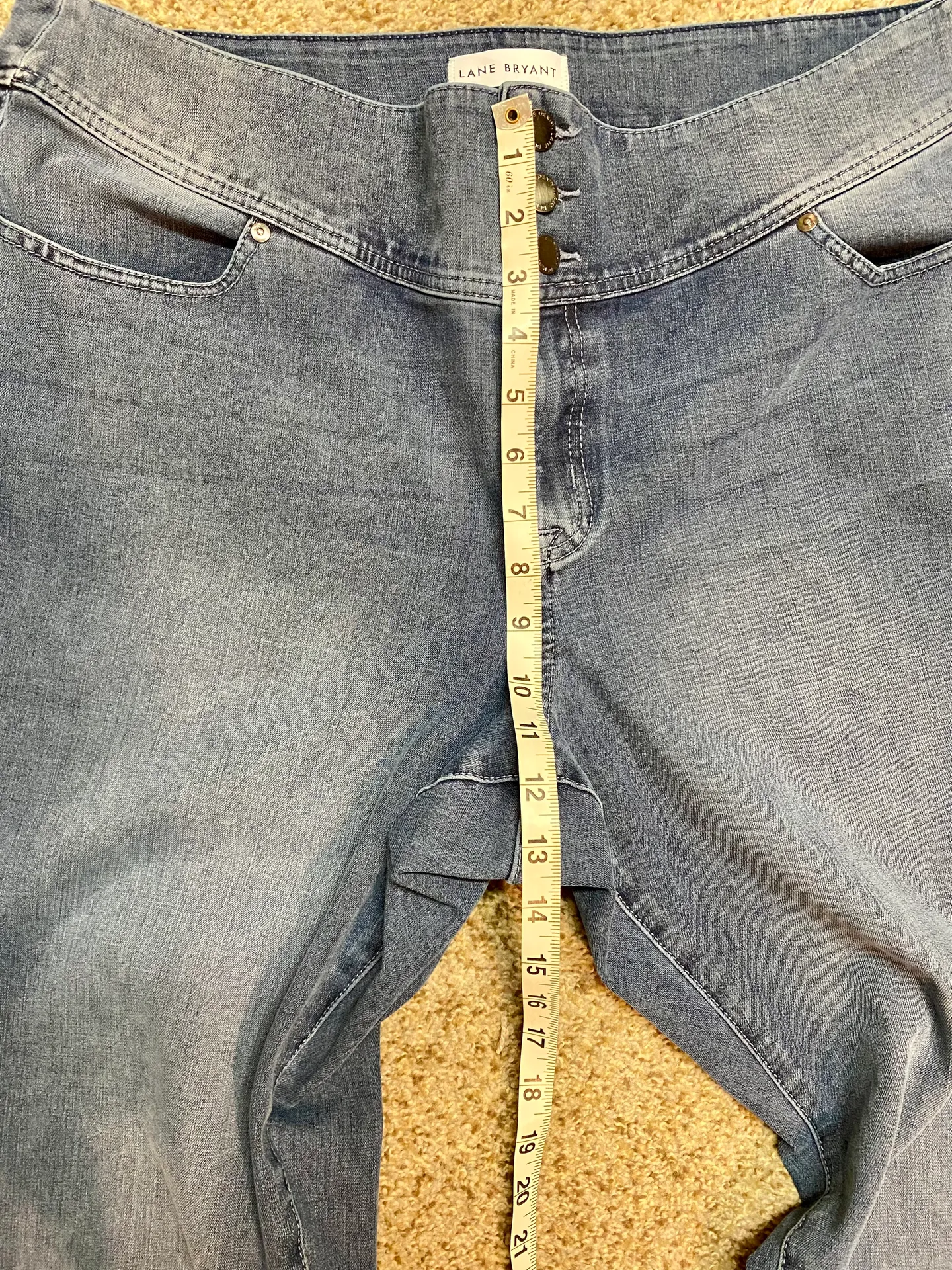 Lane Bryant Medium Wash High Rise Jeggings - Image 8