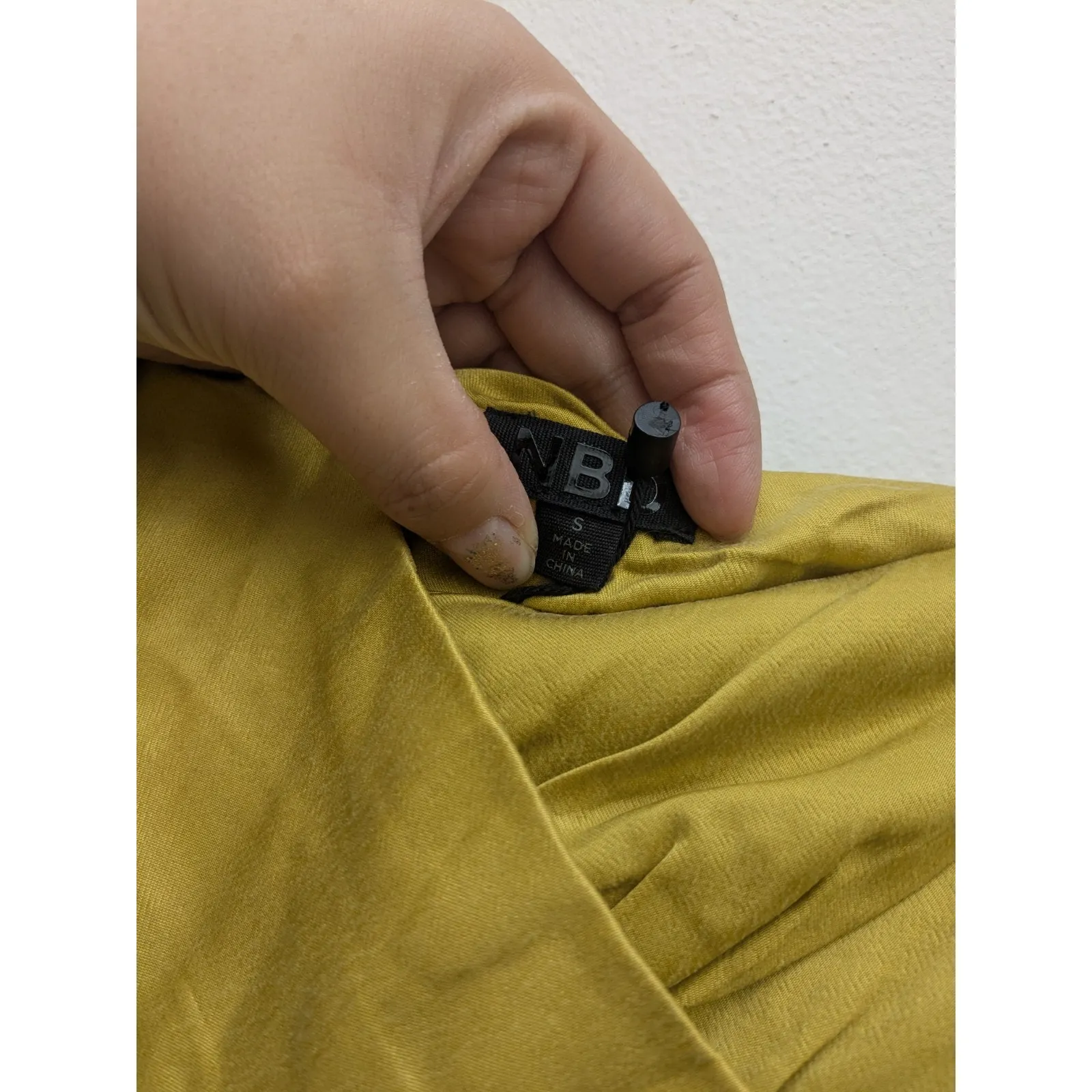 REVOLVE NBD Saanvi Maxi Gown Retail$228 V Neck Mustard Yellow Size S NWT - Image 4