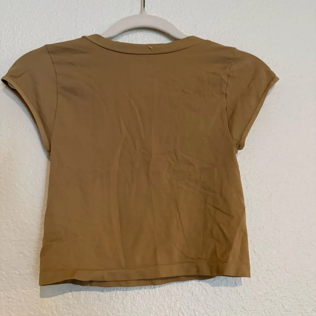 NWOT Free People Hey Babe Seamless Baby Tee Top Size XS / S - Image 6