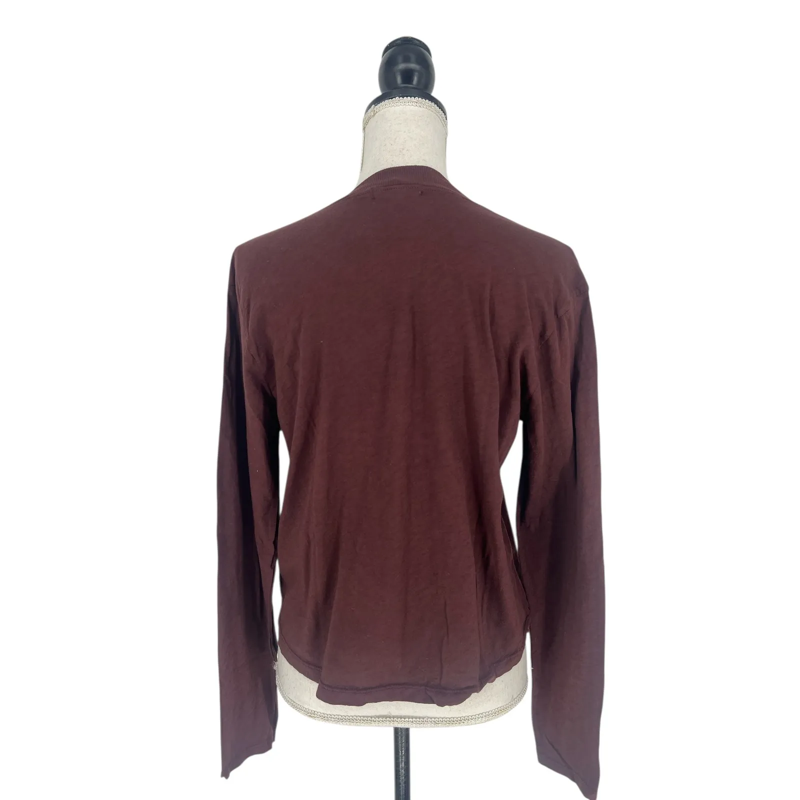 Michale Stars Brea V-Neck Tee in Java - Image 11